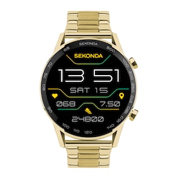 Sekonda Active Plus Smart Gold Tone Stainless Steel Bracelet Watch
