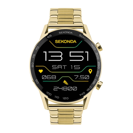 Sekonda Active Plus Gold Tone Stainless Steel Bracelet Smart