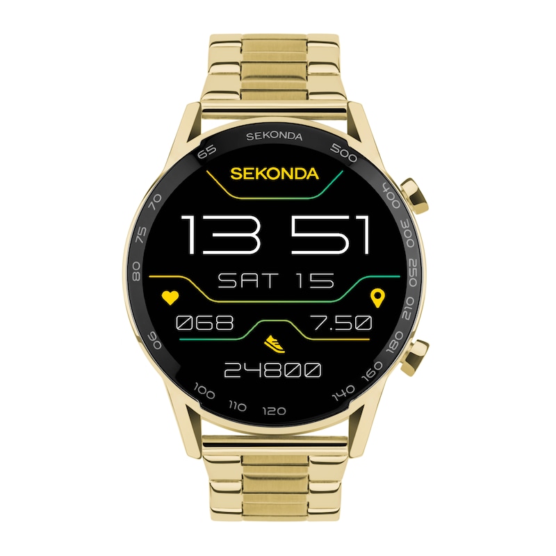 Main Image 1 of Sekonda Active Plus Smart Gold Tone Stainless Steel Bracelet Watch