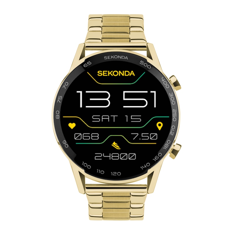 Sekonda Active Plus Smart Gold Tone Stainless Steel Bracelet Watch