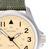 Thumbnail Image 2 of Sekonda Aviator Men's Cream Dial Green Nylon Strap Watch