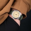 Thumbnail Image 2 of Sekonda Aviator Men's Cream Dial Green Nylon Strap Watch