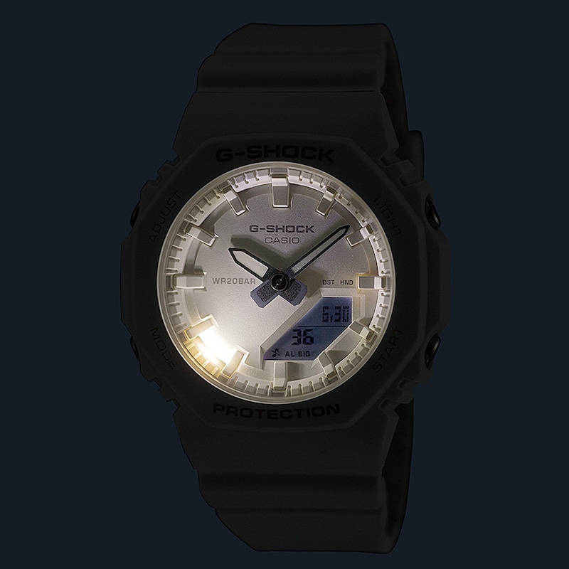 G-Shock GMA-P2100-7AER White Resin Strap Watch