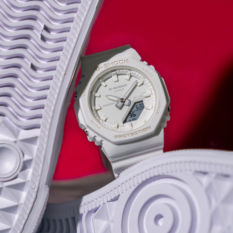 Main Image 6 of G-Shock GMA-P2100-7AER White Resin Strap Watch
