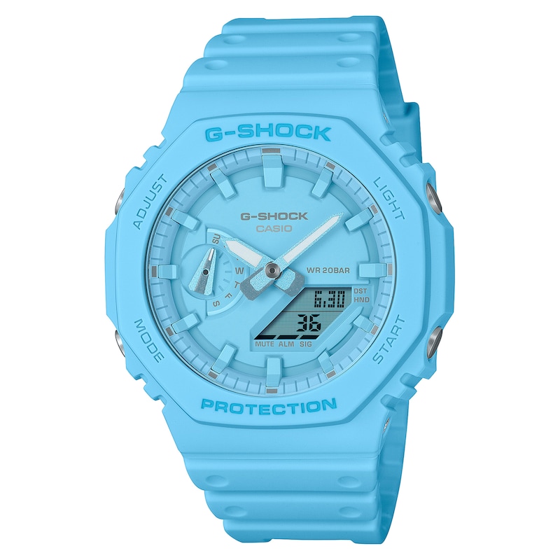 G-Shock GA-2100-2A2ER Blue Resin Strap Watch
