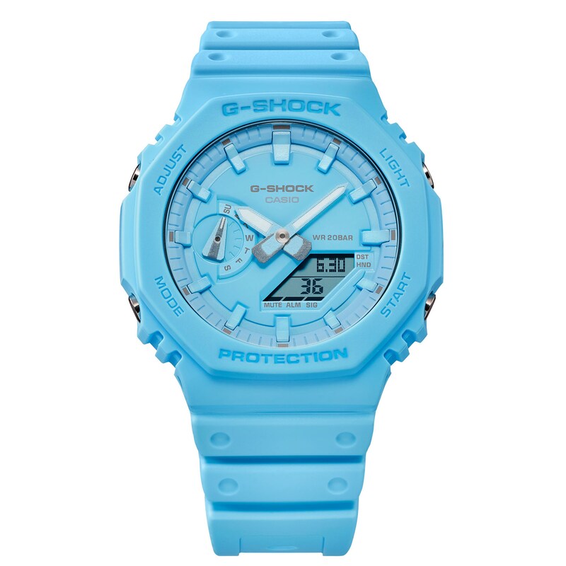 G-Shock GA-2100-2A2ER Blue Resin Strap Watch