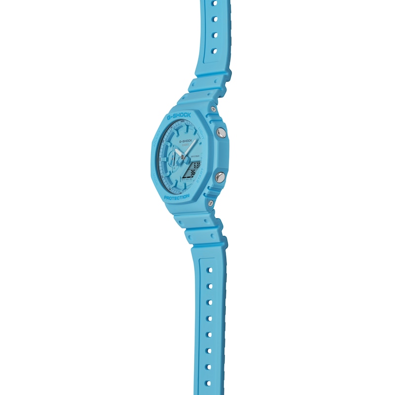 G-Shock GA-2100-2A2ER Blue Resin Strap Watch