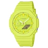 Thumbnail Image 1 of G-Shock GA-2100-9A9ER Yellow Resin Strap Watch