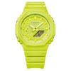 Thumbnail Image 1 of G-Shock GA-2100-9A9ER Yellow Resin Strap Watch