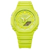 Thumbnail Image 2 of G-Shock GA-2100-9A9ER Yellow Resin Strap Watch