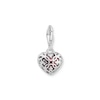 Thumbnail Image 2 of Thomas Sabo Sterling Silver Red Cubic Zirconia Heart Charm