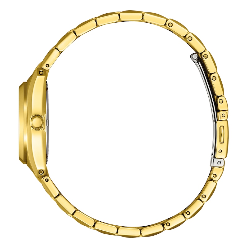 Citizen Eco-Drive Ladies' Blue Dial Gold Tone Bracelet Watch
