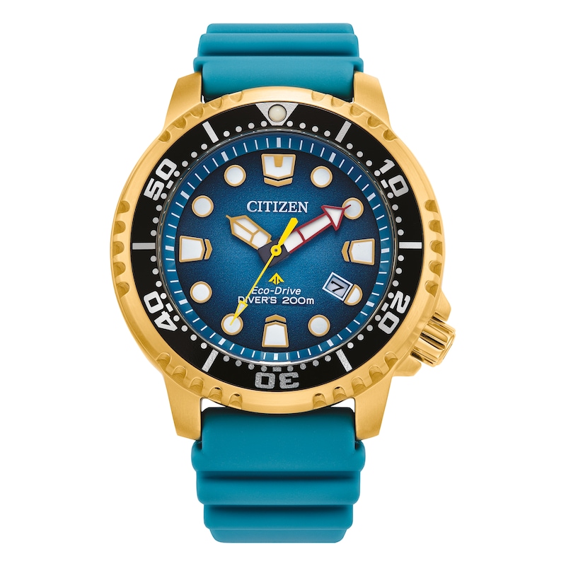 Citizen Eco-Drive Men's Promaster Diver Blue Polyurethane Strap Watch