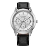 Thumbnail Image 0 of Citizen Eco-Drive Men's Silver Dial Black Leather Strap Watch