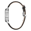 Thumbnail Image 1 of Citizen Eco-Drive Men's Silver Dial Black Leather Strap Watch