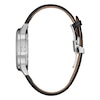 Thumbnail Image 2 of Citizen Eco-Drive Men's Silver Dial Black Leather Strap Watch