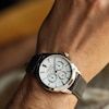 Thumbnail Image 3 of Citizen Eco-Drive Men's Silver Dial Black Leather Strap Watch