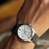 Thumbnail Image 4 of Citizen Eco-Drive Men's Silver Dial Black Leather Strap Watch