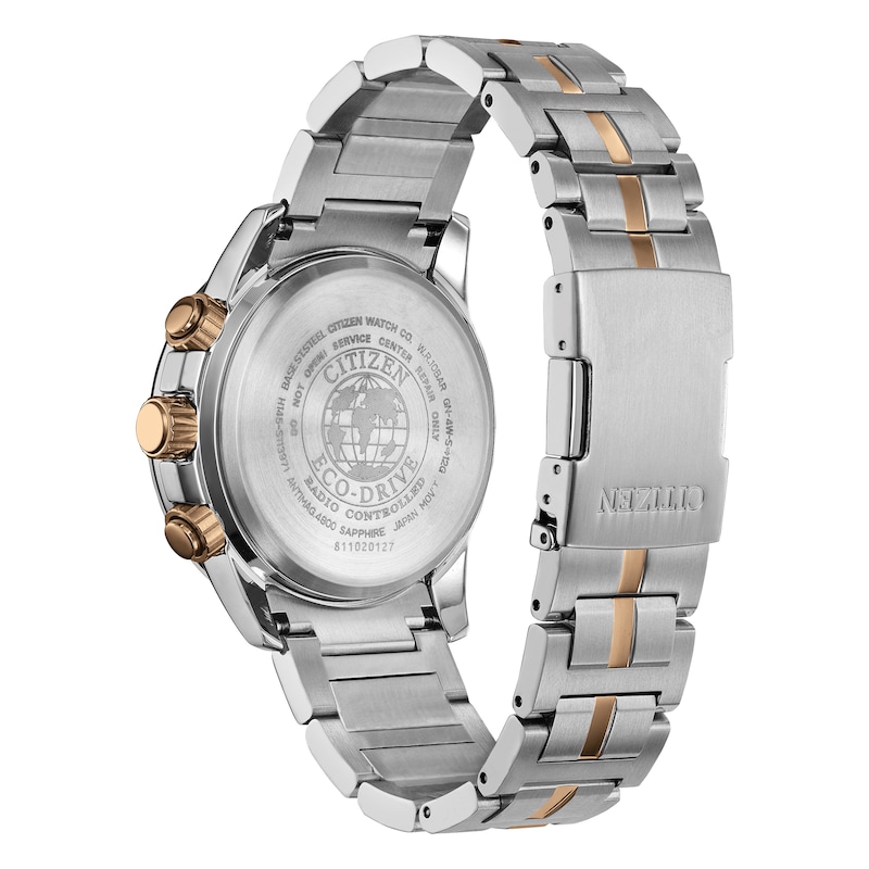 Citizen Eco-Drive Men's Perpetual Chrono A.T Two Tone Bracelet Watch