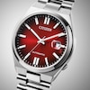 Thumbnail Image 4 of Citizen Automatic Tsuyosa Red Dial Stainless Steel Bracelet Watch