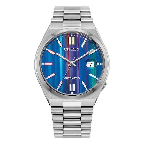 Citizen Automatic Tsuyosa Multi Colour Dial Stainless Steel Bracelet Watch