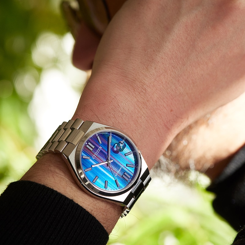 Main Image 4 of Citizen Automatic Tsuyosa Multi Colour Dial Stainless Steel Bracelet Watch