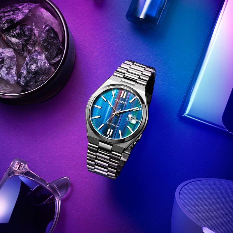 Main Image 8 of Citizen Automatic Tsuyosa Multi Colour Dial Stainless Steel Bracelet Watch