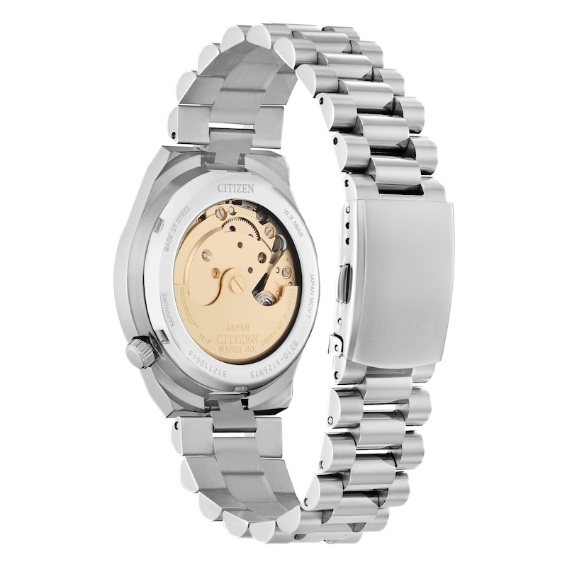 Main Image 3 of Citizen Automatic Tsuyosa Orange Dial Stainless Steel Bracelet Watch