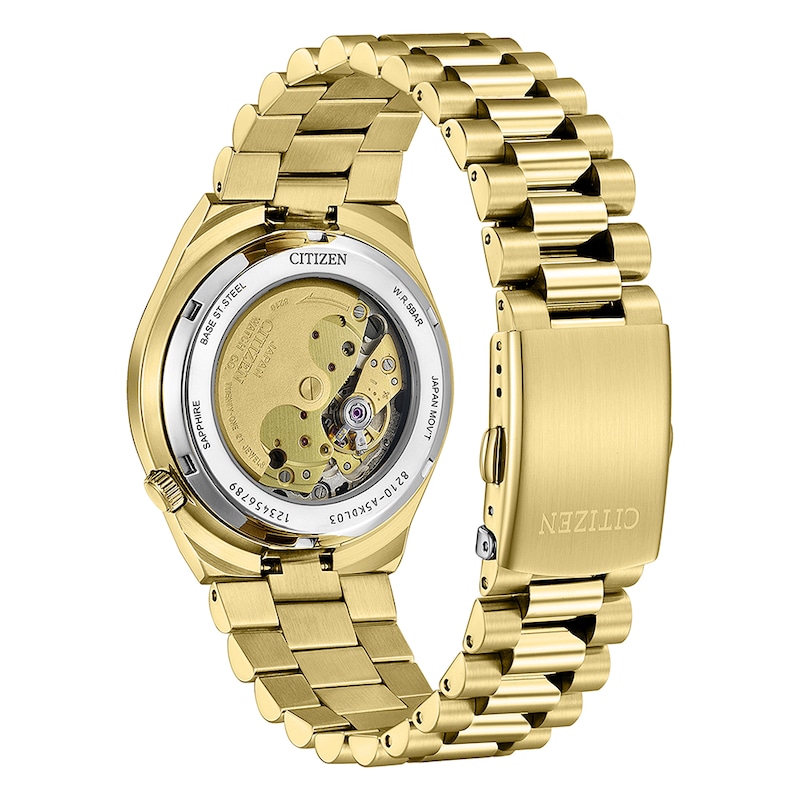 Main Image 2 of Citizen Automatic Tsuyosa Green Dial Gold Tone Stainless Steel Bracelet Watch