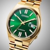 Thumbnail Image 5 of Citizen Automatic Tsuyosa Green Dial Gold Tone Stainless Steel Bracelet Watch