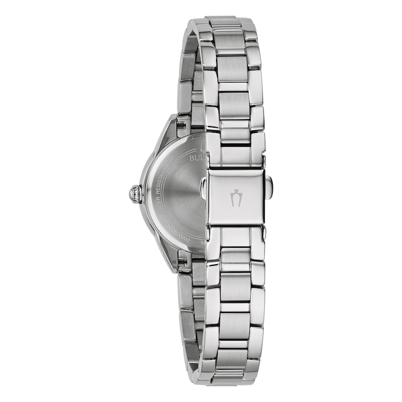 Bulova Sutton Ladies' Blue Dial Stainless Steel Bracelet Watch