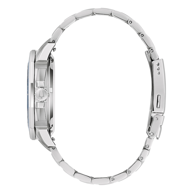 Main Image 2 of Bulova Marine Star Men's Blue Dial Stainless Steel Bracelet Watch
