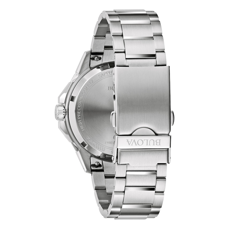 Main Image 3 of Bulova Marine Star Men's Blue Dial Stainless Steel Bracelet Watch