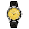 Thumbnail Image 1 of Bulova Marine Star Men's Yellow Dial Black Rubber Strap Watch