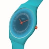 Thumbnail Image 1 of Swatch Radiantly Teal Ladies' Silicone Teal Strap Watch