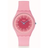 Thumbnail Image 0 of Swatch Radiantly Pink Ladies' Silicone Light Pink Strap Watch