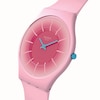 Thumbnail Image 1 of Swatch Radiantly Pink Ladies' Silicone Light Pink Strap Watch