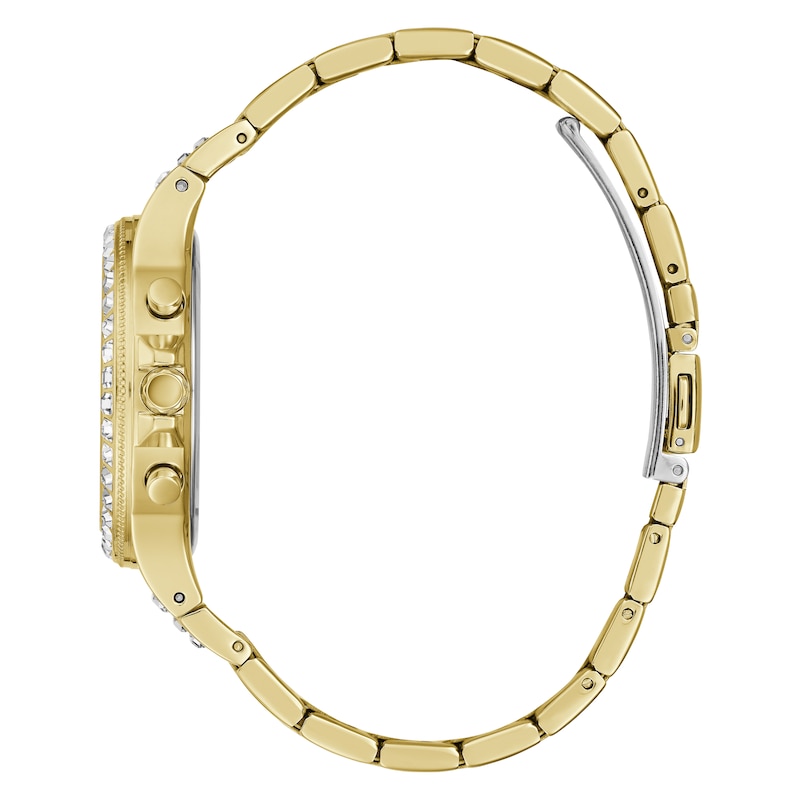 Main Image 2 of Guess Ladies' Gold Tone Stone Set Bracelet Watch
