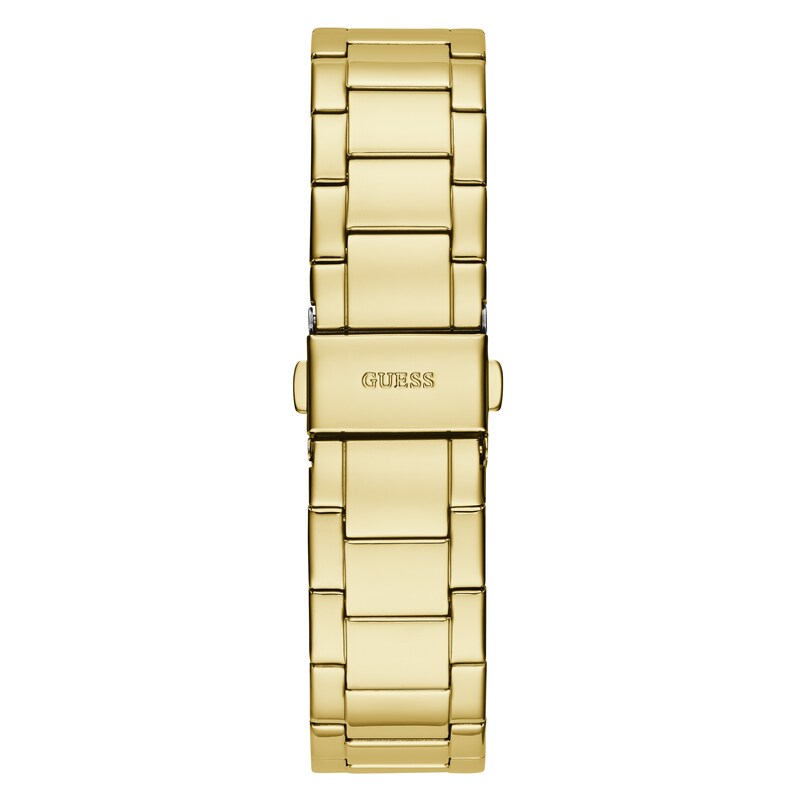 Guess Ladies' Gold Tone Stone Set Bracelet Watch