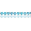 Thumbnail Image 2 of Sterling Silver Turquoise Colour Beaded Tennis 6+1" Bracelet