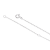 Thumbnail Image 3 of Sterling Silver Rose Quartz 3D Heart Pendant 16+2" Necklace