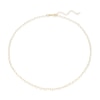 Thumbnail Image 2 of Sterling Silver & 18ct Yellow Gold Plated Vermeil Heart Chain 16+2" Necklace