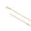 Thumbnail Image 3 of Sterling Silver & 18ct Yellow Gold Plated Vermeil Heart Chain 16+2" Necklace