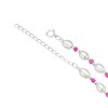 Thumbnail Image 3 of Sterling Silver Freshwater Pearl & Pink Beaded 17+2" Necklace
