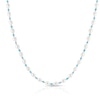 Thumbnail Image 1 of Sterling Silver Freshwater Pearl & Blue Beaded 17+2" Necklace