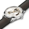 Thumbnail Image 2 of Hamilton Jazzmaster Open Heart Men's Brown Leather Strap Watch