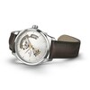 Thumbnail Image 3 of Hamilton Jazzmaster Open Heart Men's Brown Leather Strap Watch