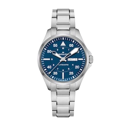 Hamilton Khaki Aviation Blue Dial & Stainless Steel Bracelet Watch