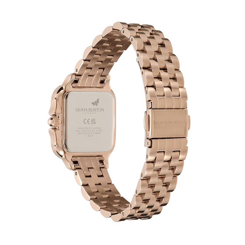 Main Image 5 of Olivia Burton Grosvenor Ladies' Blush Dial Carnation Gold Tone Bracelet Watch