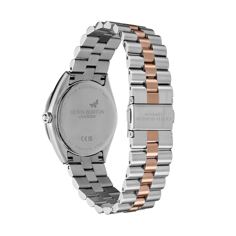 Main Image 5 of Olivia Burton Bejewelled Ladies' Stainless Steel & Rose Gold Tone Bracelet Watch